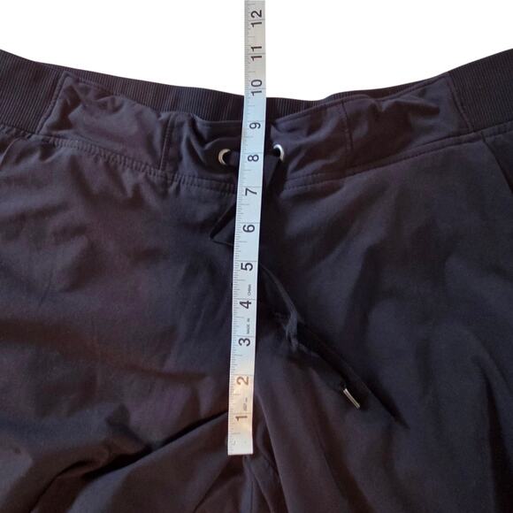 Athleta Lined Athletic Pants, Wide leg, drawstring waist, Drawstring At Ankles - Picture 7 of 12